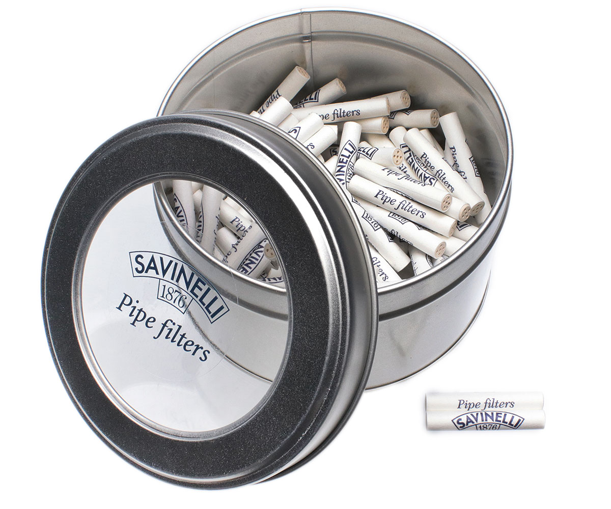 Tobacco Pipe Accessories Filters & Adaptors Savinelli 6mm Charcoal