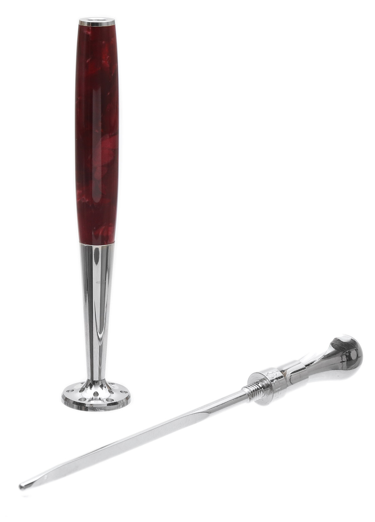 Tobacco Pipe Accessories Tampers & Tools 8deco Legend Tamper Red