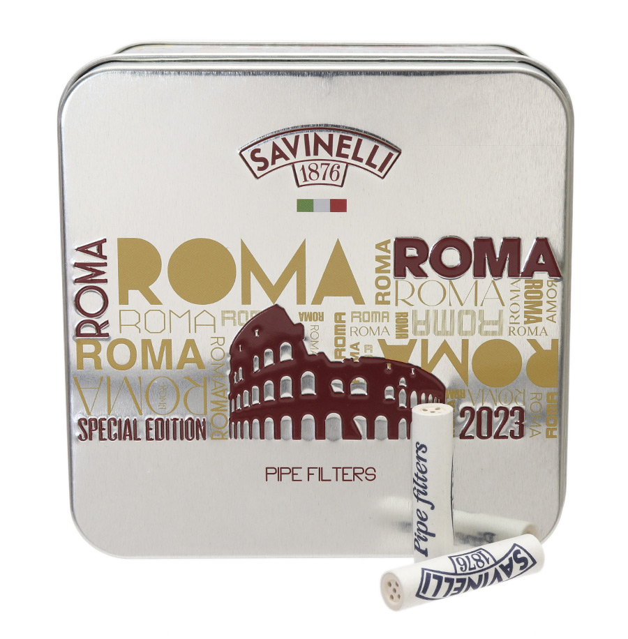 Filters & Adaptors Savinelli 9mm Charcoal Filters (100 Count) Roma