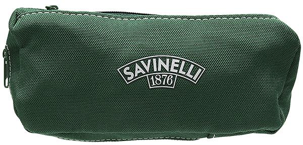 Stands & Pouches Savinelli Cloth 1 Pipe Combo Pouch Green