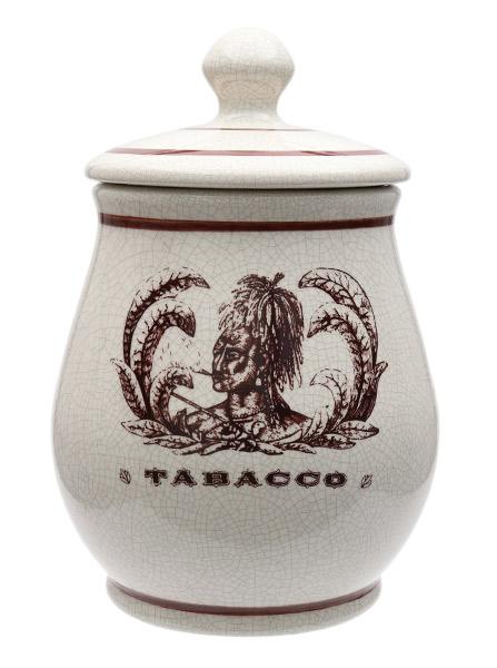 Tobacco Jars Savinelli Medium Antique Ceramic Tobacco Jar
