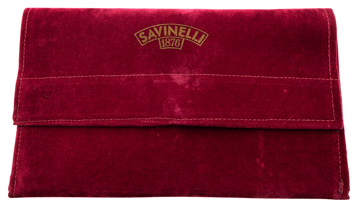 Stands & Pouches Savinelli Velvet Pouch Burgundy