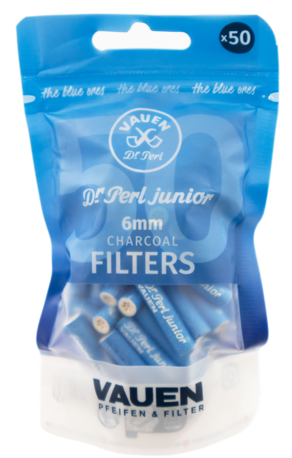 Vauen Dr Perl Filters Plastic Reseal Pouch 6mm (50 pack)