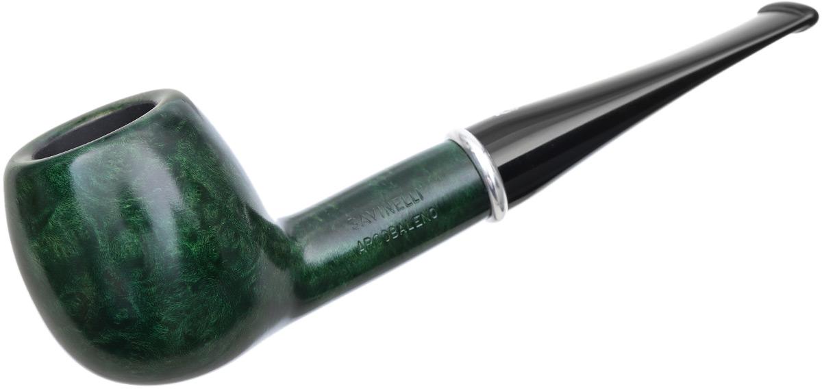 Savinelli Arcobaleno Smooth Green (207) (9mm)