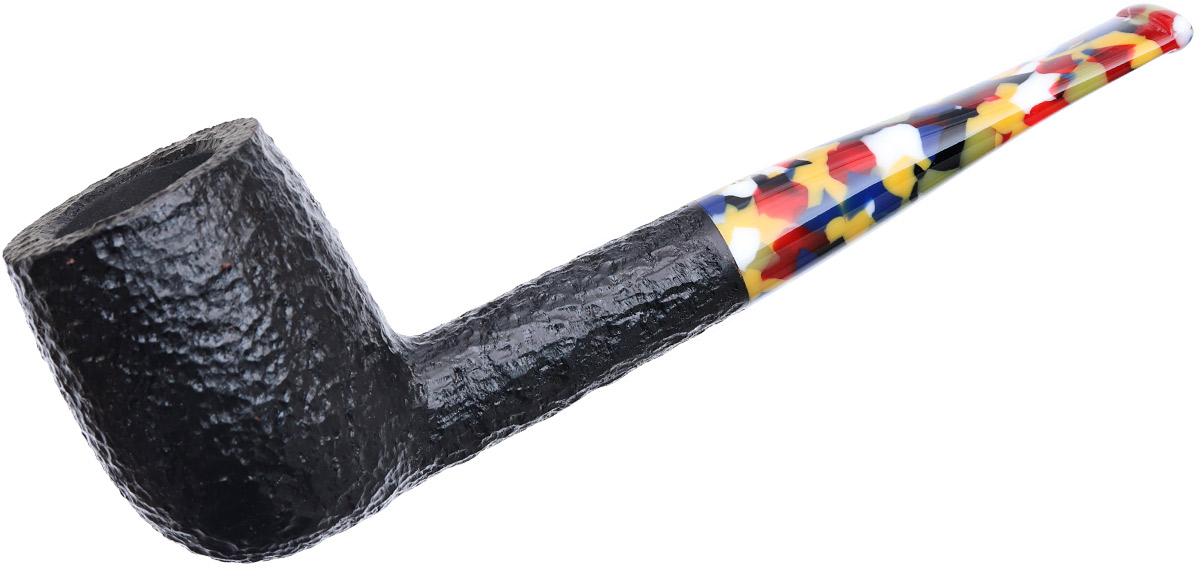 Savinelli Arlecchino Rusticated Black (111 KS) (6mm)