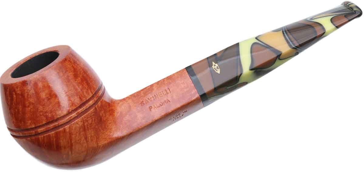 Savinelli Paloma Smooth Brown 510KS Tobacco Pipe 