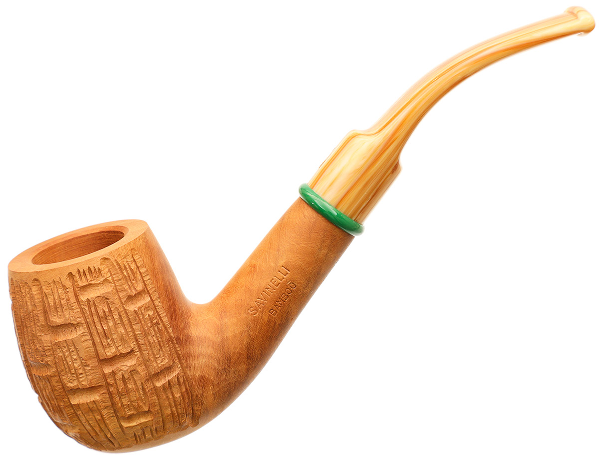 Savinelli Bamboo Rusticated Natural (607 KS) (6mm)
