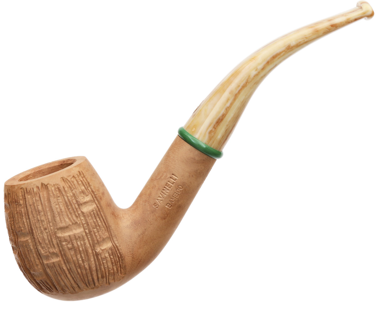 Savinelli Bamboo Rusticated Natural (602) (9mm)