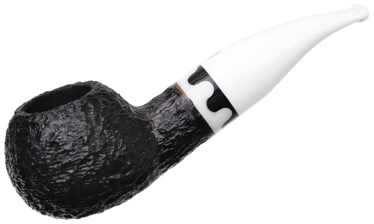 Savinelli Balanzone Rusticated Black (320 KS) (6mm)