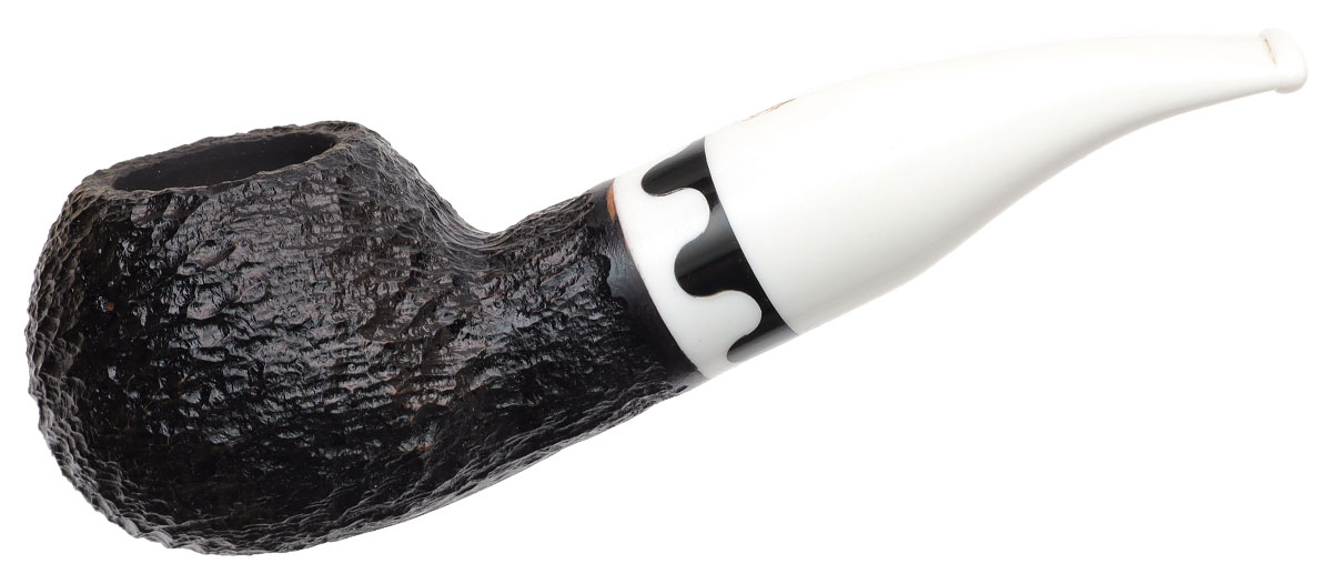 Savinelli Balanzone Rusticated Black (320 KS) (6mm)