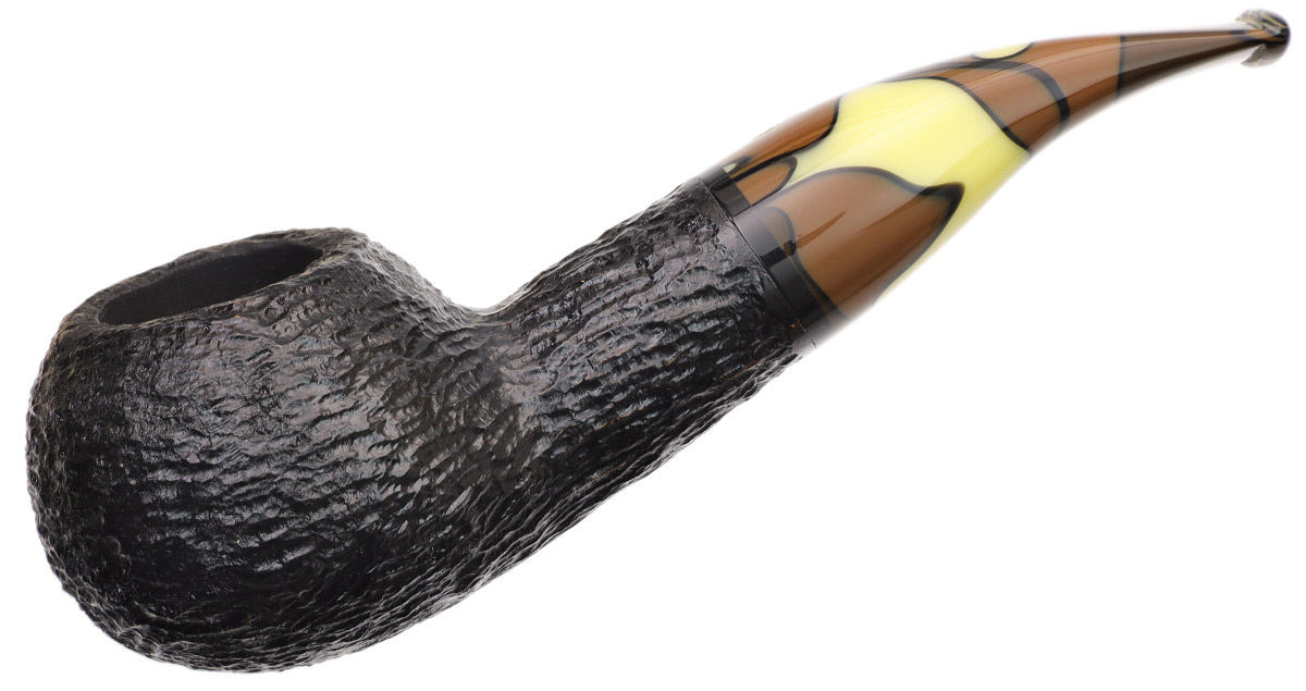 Savinelli Paloma Rusticated Black (320 KS) (6mm)