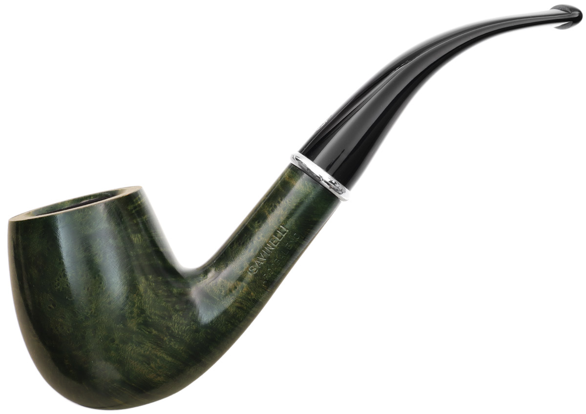 Savinelli Arcobaleno Smooth Green (606 KS) (6mm)