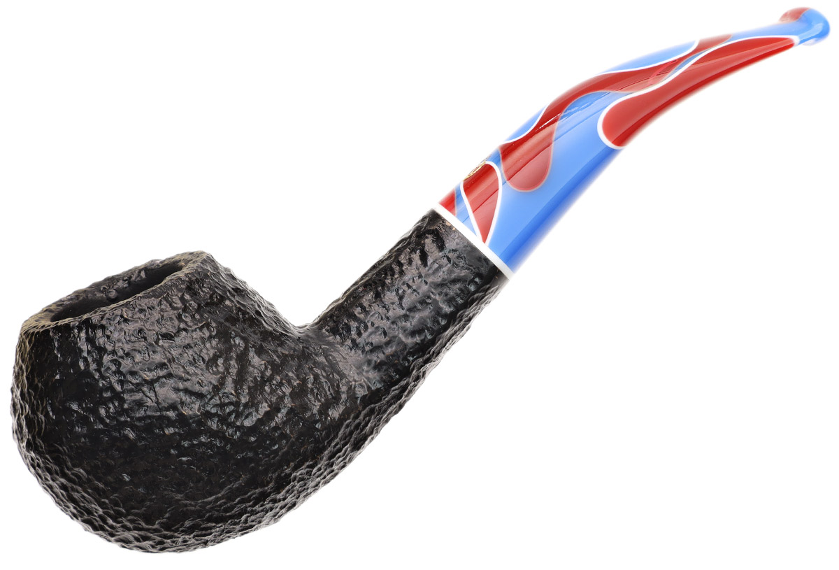 Savinelli Colombina Rusticated Black (673 KS) (6mm)