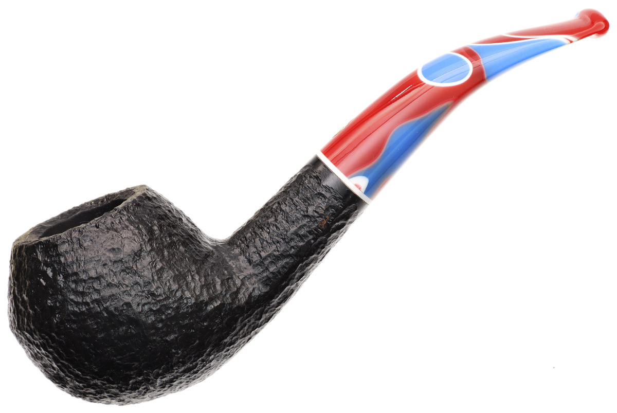 Savinelli Colombina Rusticated Black (673 KS) (6mm)