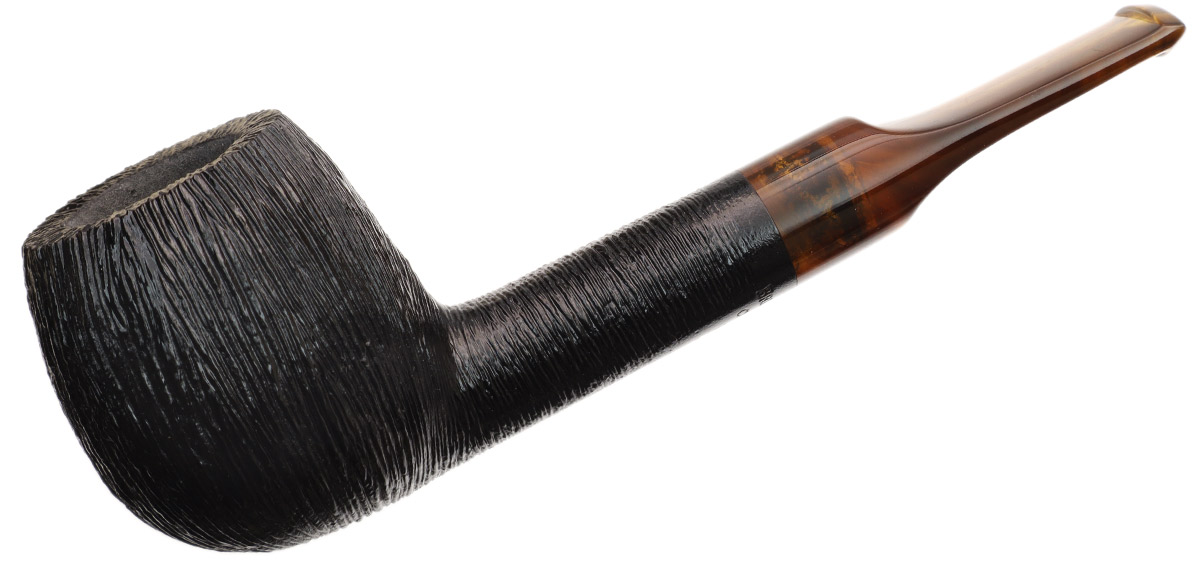 BriarWorks Classic Dark Wire Rusticated with Tortoise Stem (C81)