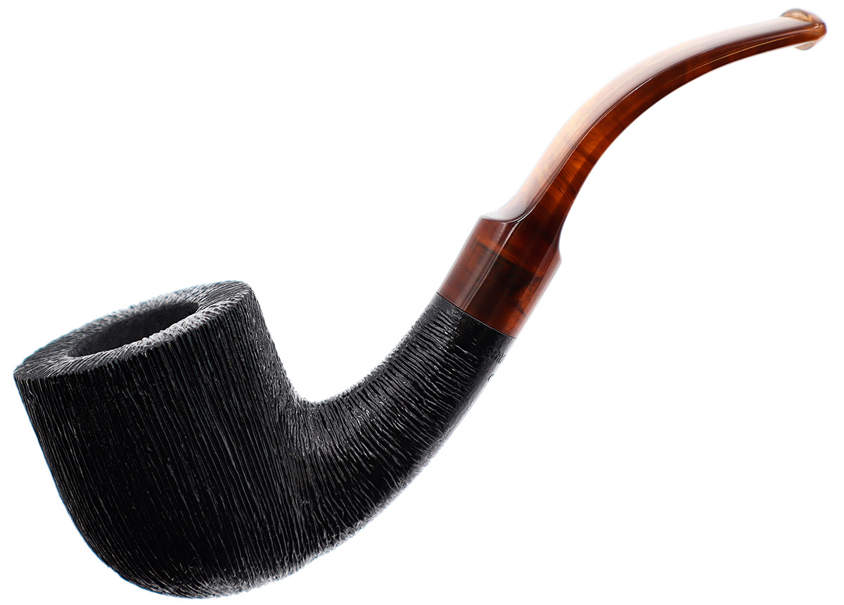 BriarWorks Classic Dark Rusticated with Tortosie Stem (C131)