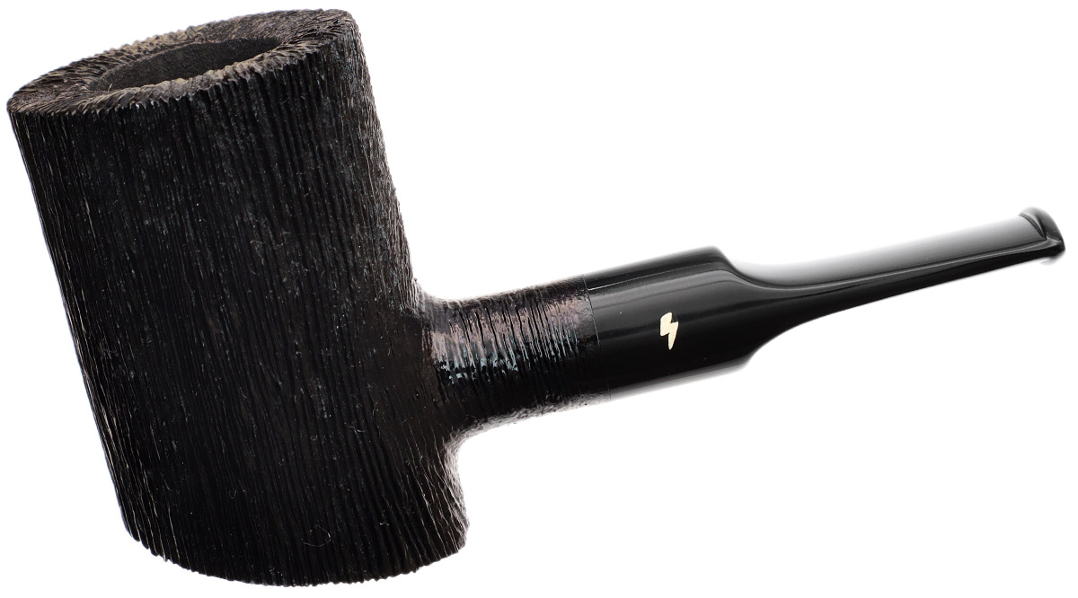 Moonshine Wire Rusticated Stoker with Black Stem