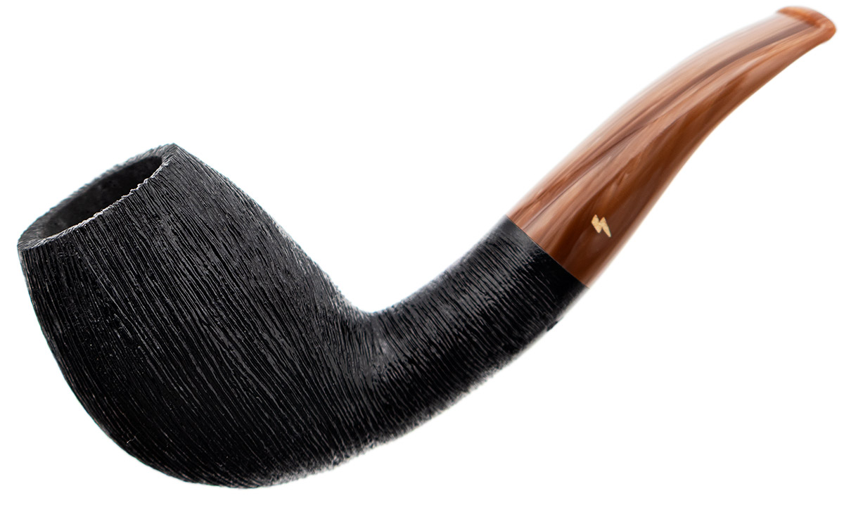 Moonshine Wire Rusticated Bent Egg with Coffee Stem