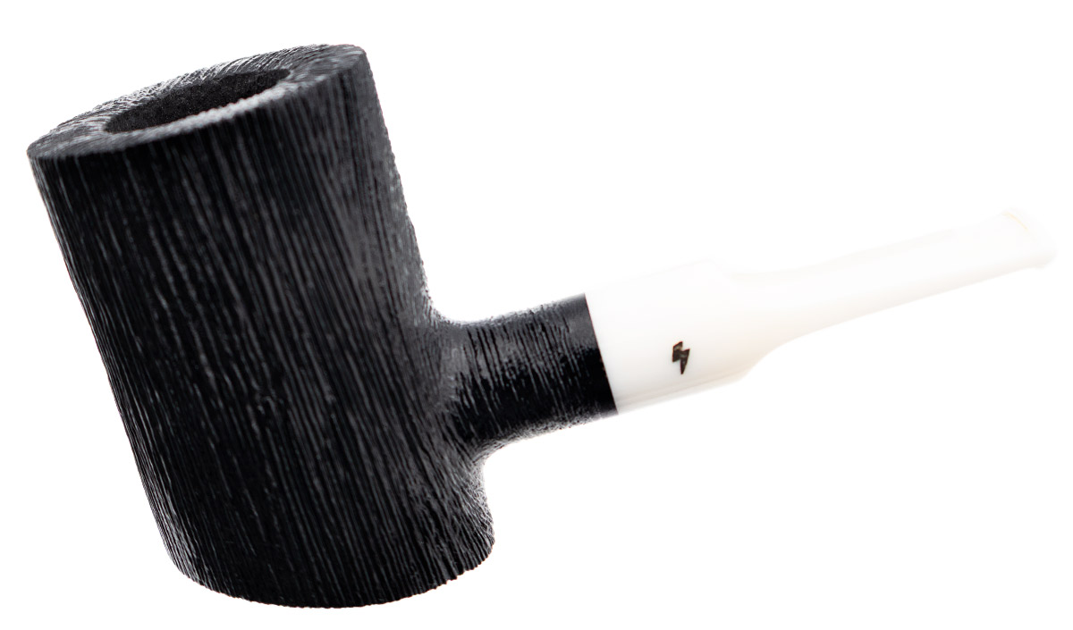 Moonshine Wire Rusticated Stoker with White Stem