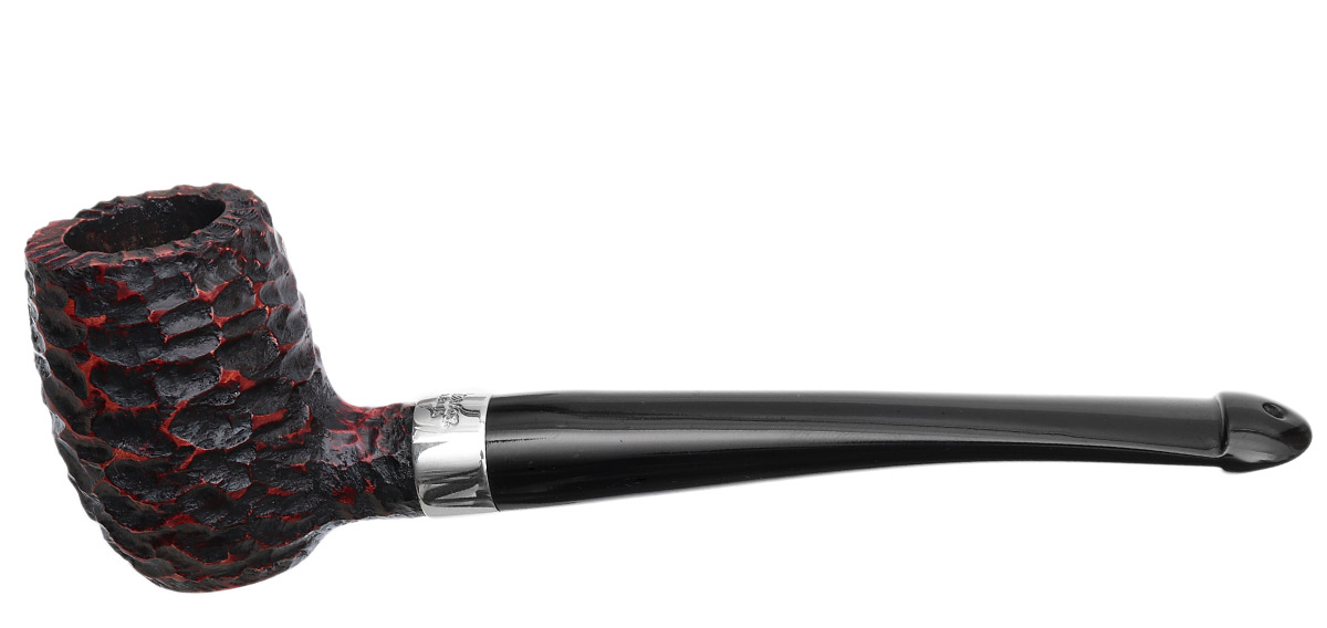 Peterson Speciality Rusticated Nickel Mounted Barrel P-Lip