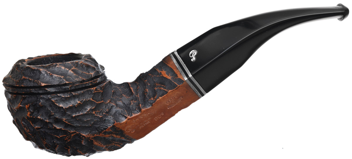 Peterson Dublin Filter Rusticated (80s) Fishtail (9mm)