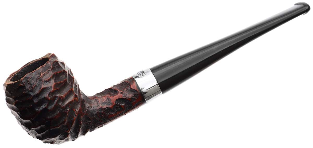 Peterson Junior Rusticated Nickel Mounted Pear Fishtail