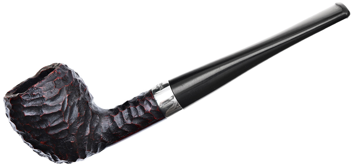 Peterson Junior Rusticated Nickel Mounted Pear Fishtail