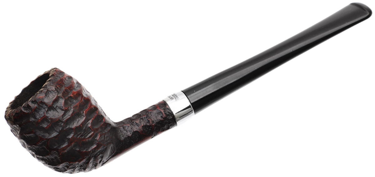 Peterson Junior Rusticated Nickel Mounted Belge Fishtail