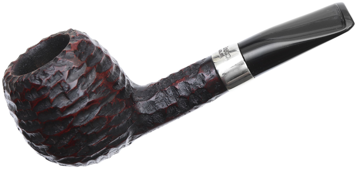 Peterson Junior Rusticated Nickel Mounted Short Apple Fishtail