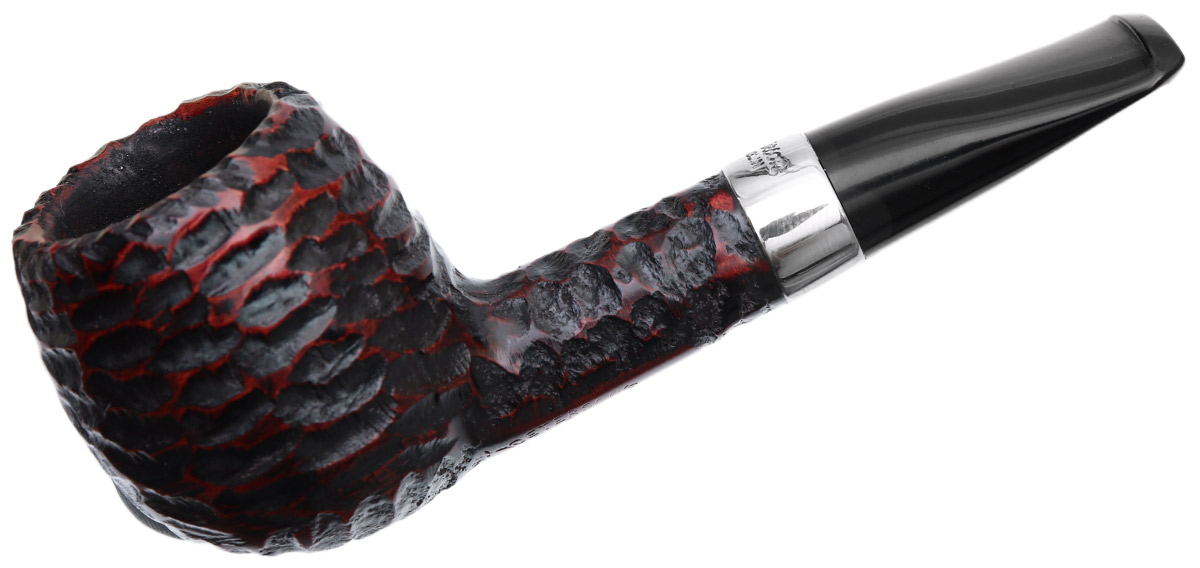 Peterson Junior Rusticated Nickel Mounted Short Apple Fishtail