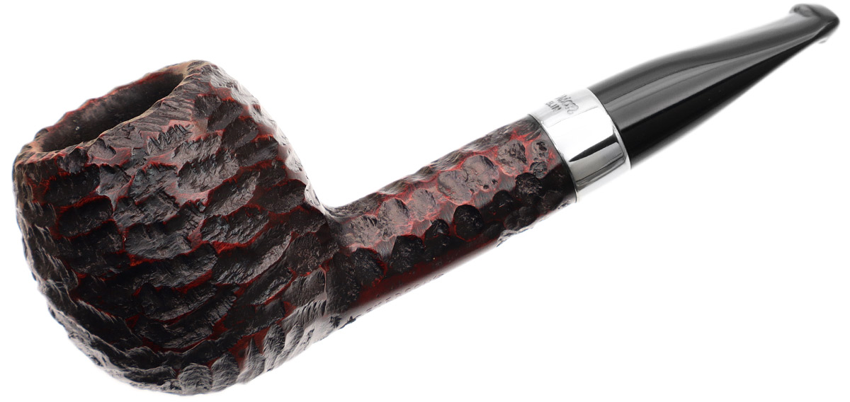 Peterson Junior Rusticated Nickel Mounted Short Apple Fishtail