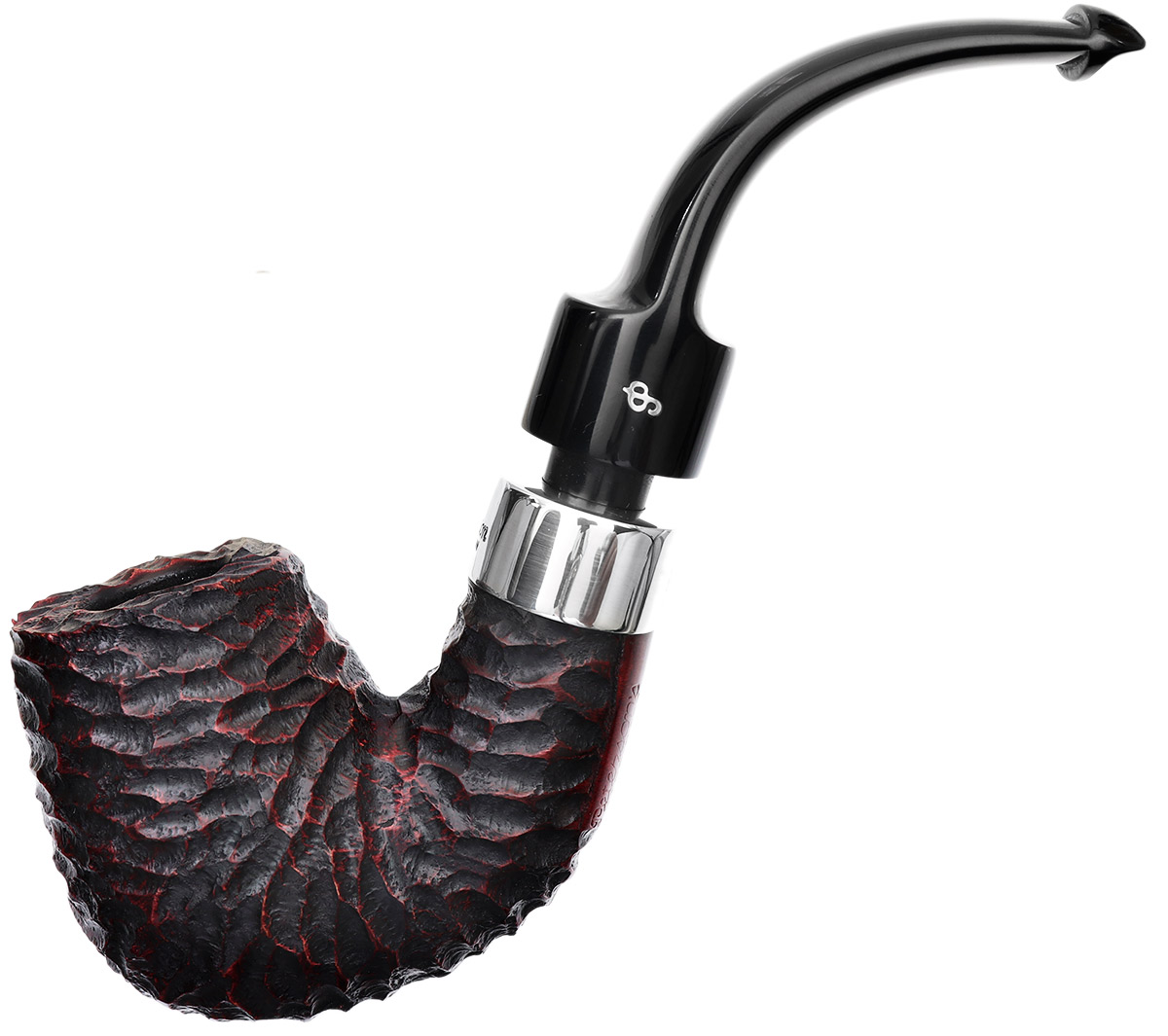 Peterson House Pipe Rusticated Bent P-Lip