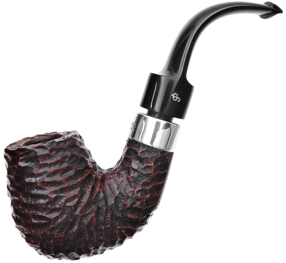 Peterson House Pipe Rusticated Bent P-Lip