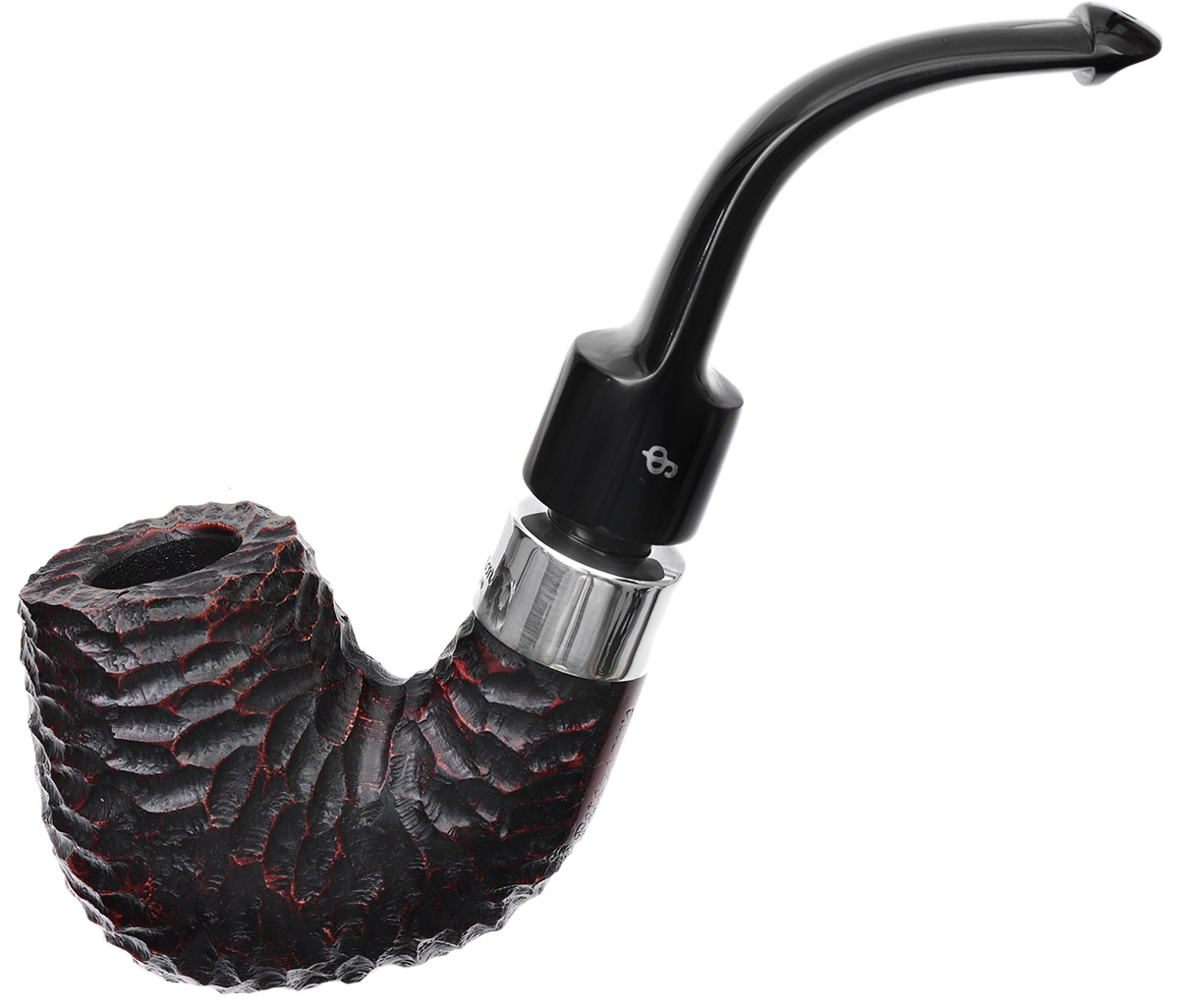 Peterson House Pipe Rusticated Bent P-Lip (9mm)