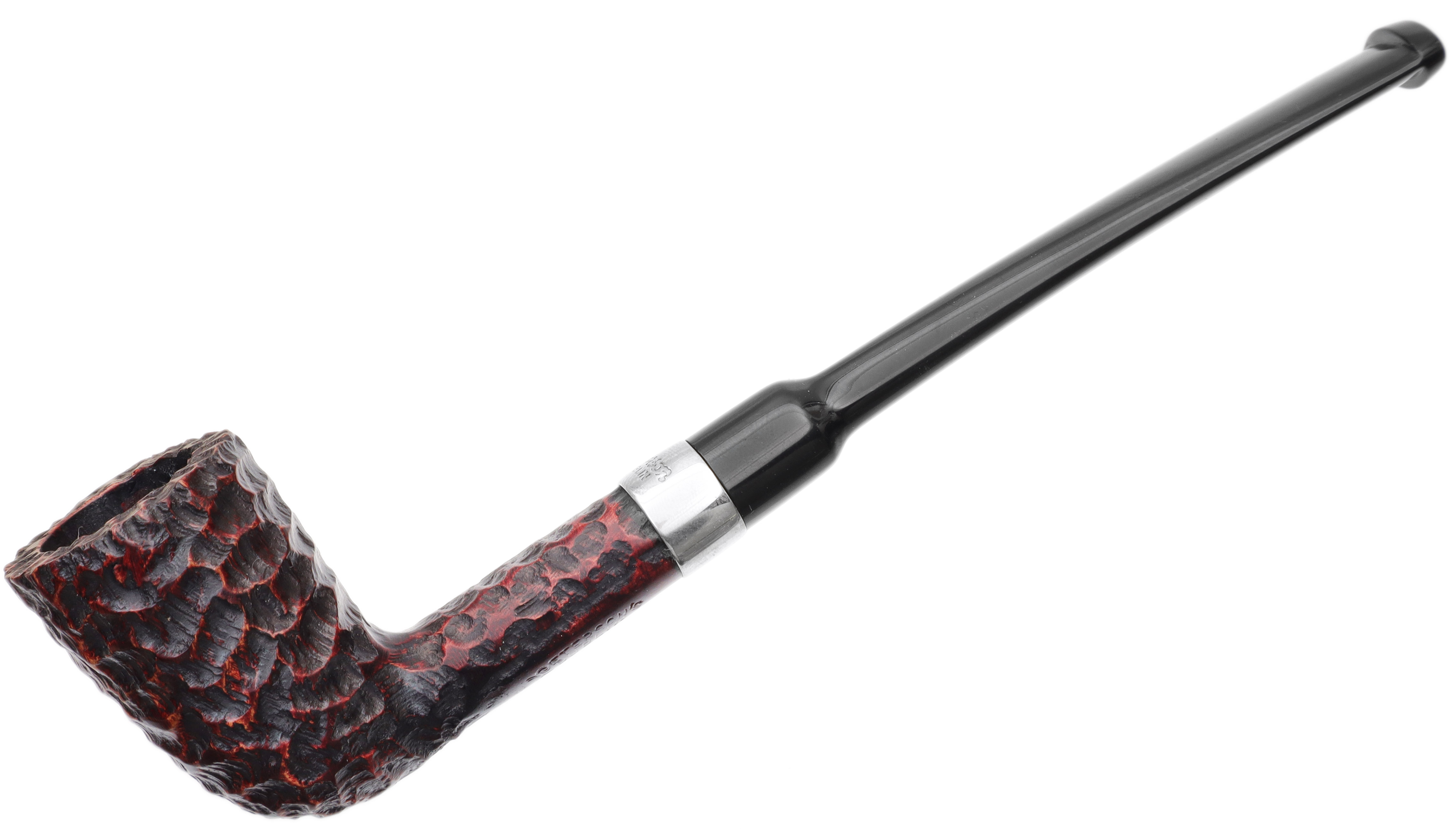 Peterson Speciality Rusticated Nickel Mounted Dublin Fishtail