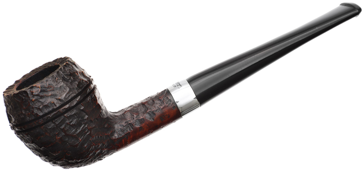 Peterson Junior Rusticated Nickel Mounted Rhodesian Fishtail