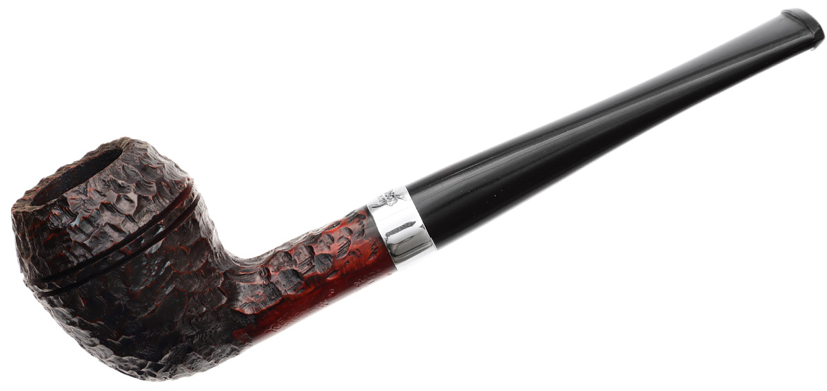 Peterson Junior Rusticated Nickel Mounted Rhodesian Fishtail
