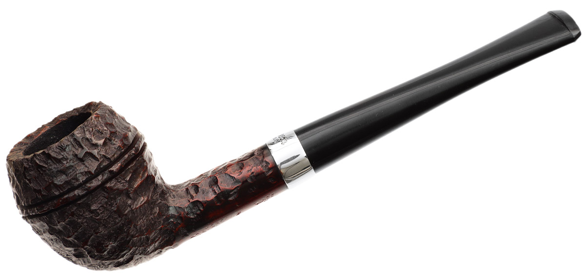 Peterson Junior Rusticated Nickel Mounted Rhodesian Fishtail