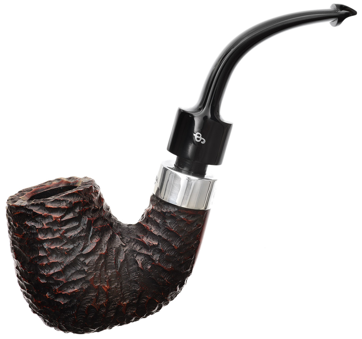 Peterson House Pipe Rusticated Bent P-Lip