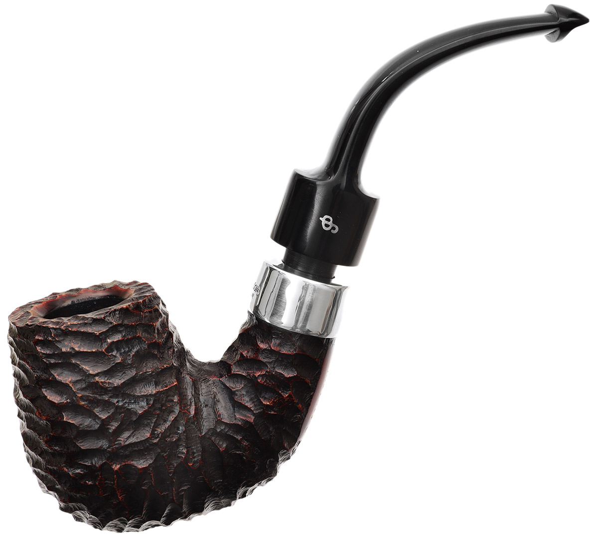 Peterson House Pipe Rusticated Bent P-Lip