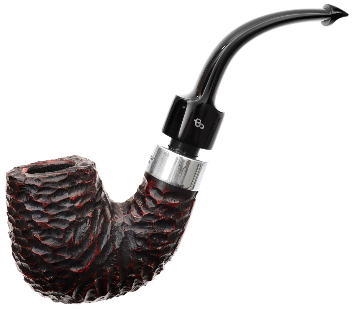 Peterson House Pipe Rusticated Bent P-Lip (9mm)