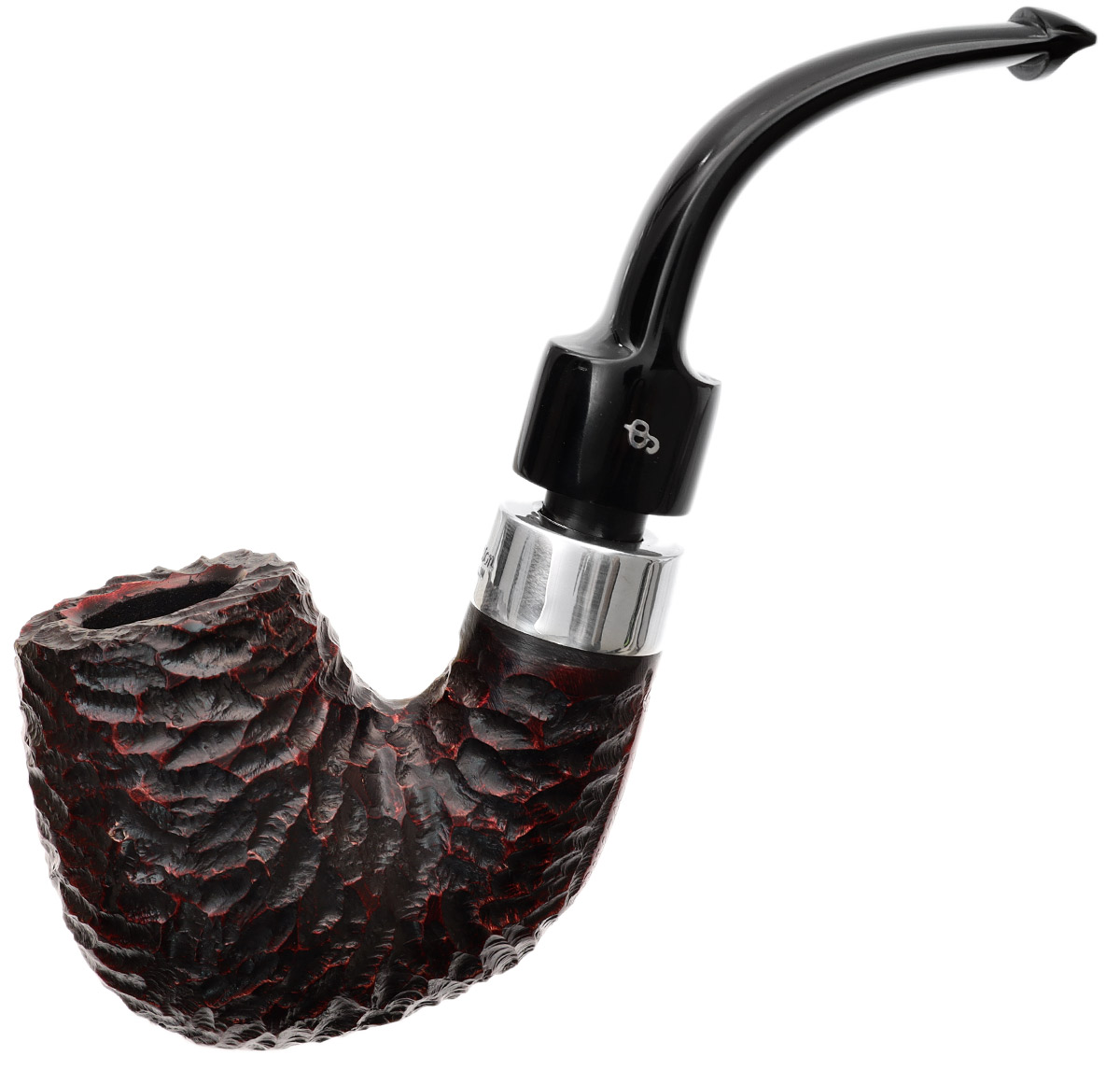 Peterson House Pipe Rusticated Bent P-Lip (9mm)