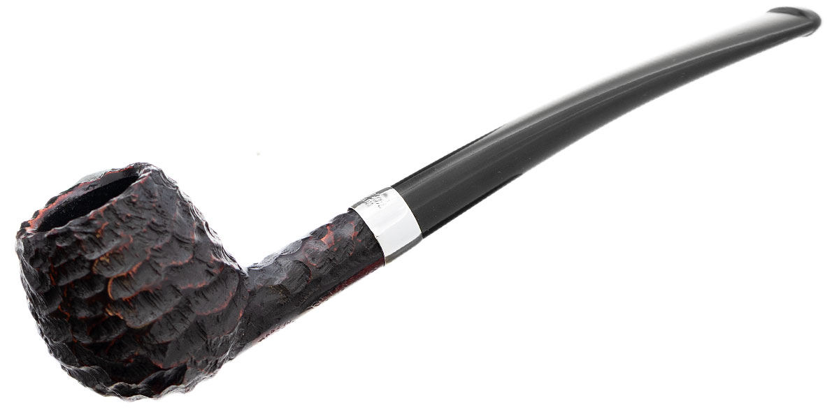 Peterson Junior Rusticated Nickel Mounted Canted Apple Fishtail