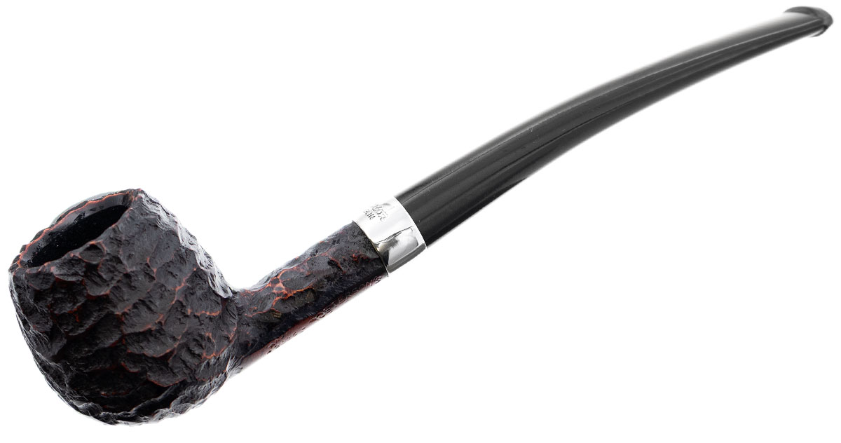 Peterson Junior Rusticated Nickel Mounted Canted Apple Fishtail