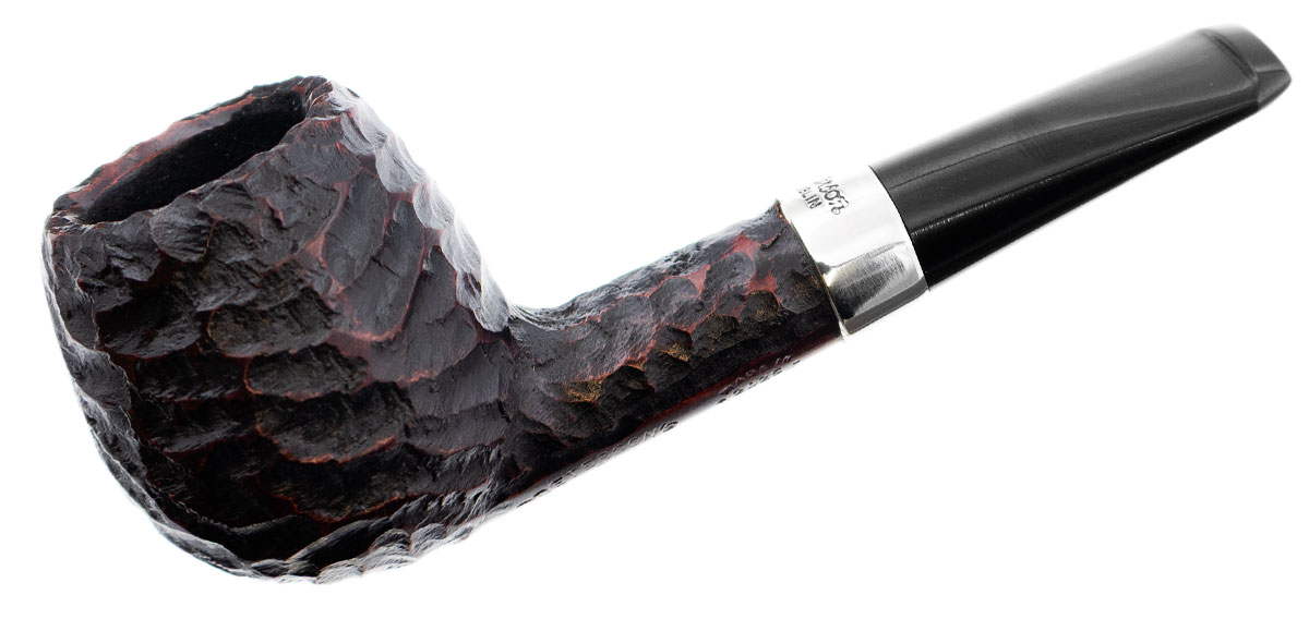Peterson Junior Rusticated Nickel Mounted Short Apple Fishtail
