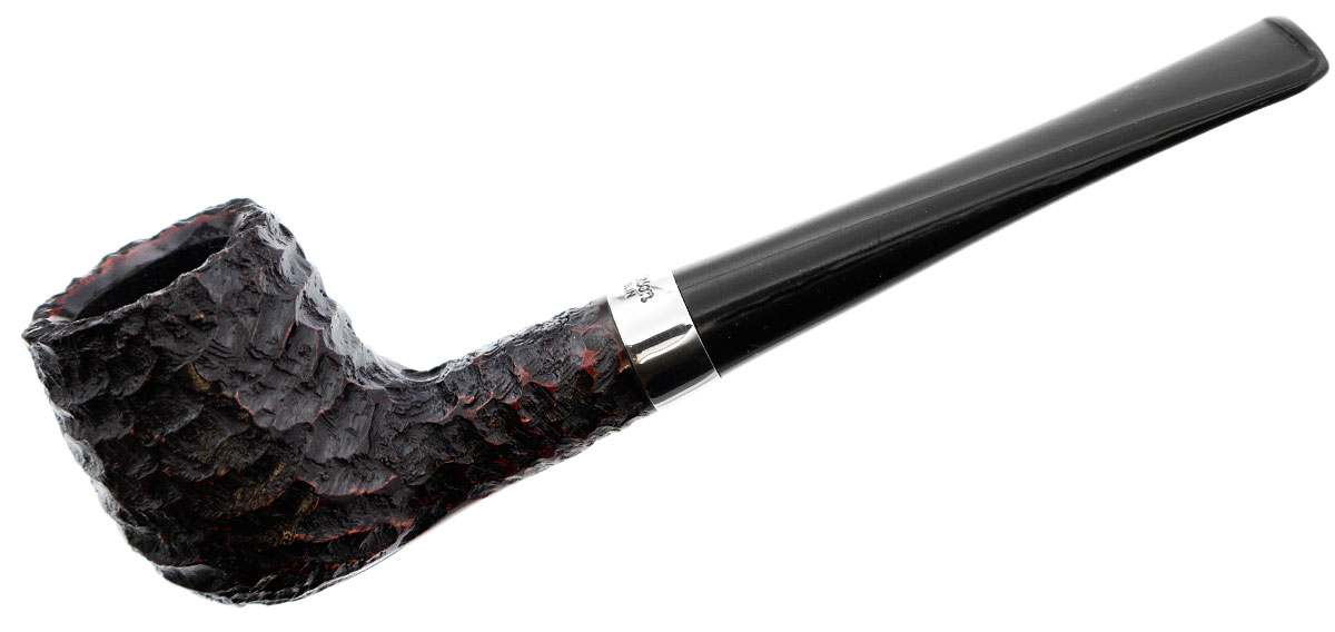 Peterson Junior Rusticated Nickel Mounted Straight Billiard Fishtail