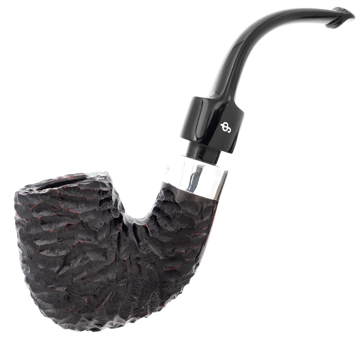 Peterson House Pipe Rusticated Bent P-Lip (9mm)