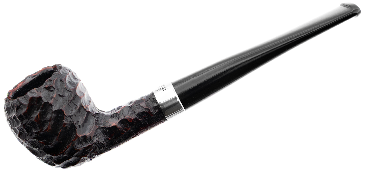 Peterson Junior Rusticated Nickel Mounted Pear Fishtail