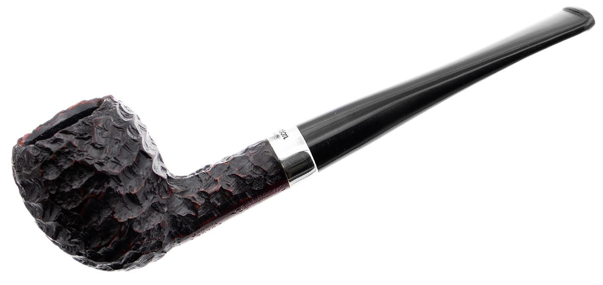 Peterson Junior Rusticated Nickel Mounted Pear Fishtail