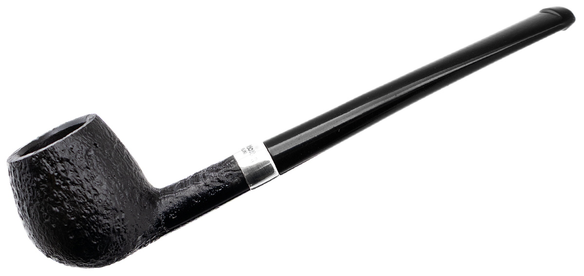 Peterson Junior Sandblasted Silver Mounted Straight Apple Fishtail